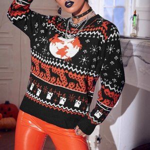 ISO: Shein Halloween and Chevron Pattern Sweater
